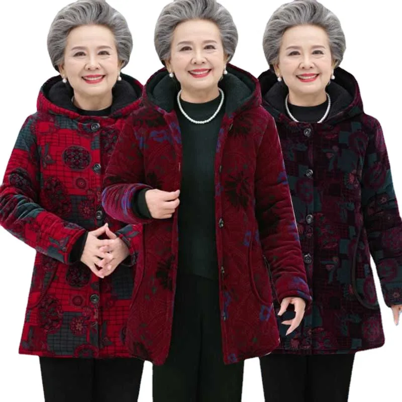 Corduroy Winter Coat Women Puffer Jacket Winter New Korean Style Long Ladies Over-the-knee Cotton Padded Jacket Keep Warm