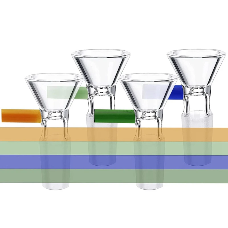 

4 Piece Glass Funnels For Filling Kitchen Funnel Bowls With Box (14 Mm)