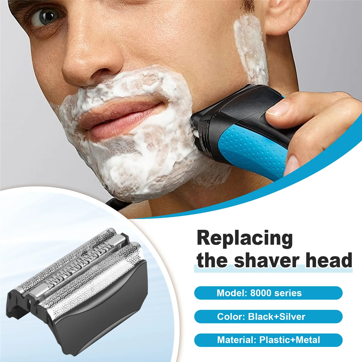 51B бритвенная фольга и резак для Braun 8000 серии Wfs1 Wfs2 530 550 590 8985 8995 8975 5646 5751 5760 5758 5647