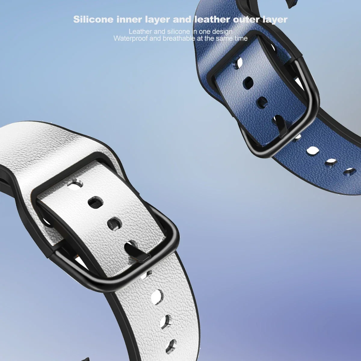 Кожаный ремешок для часов Samsung Galaxy Watch 6 5 4 44 мм 40 браслет без зазора 5Pro 45 Correas Classic 43