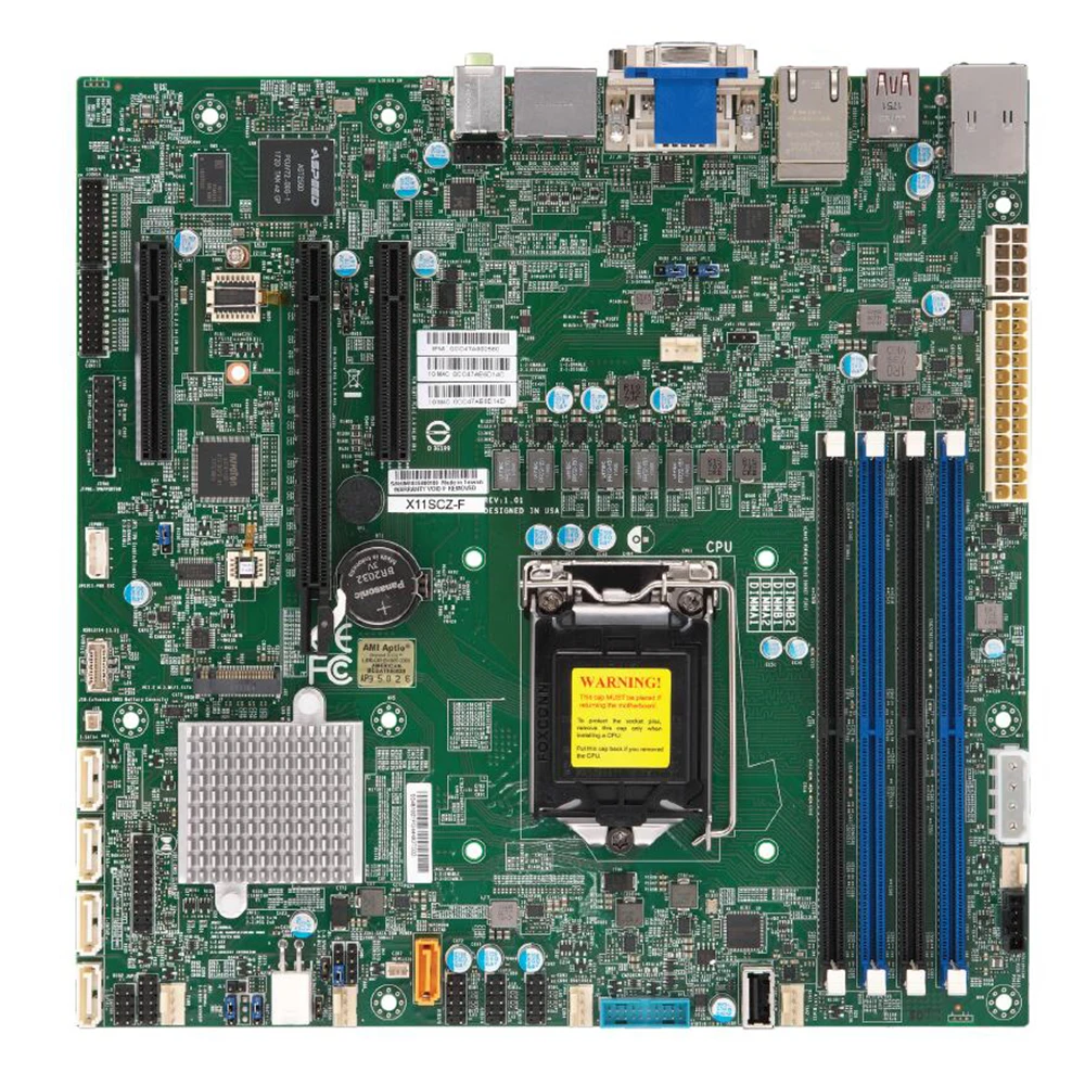 

X11SCZ-F For Supermicro Workstation Motherboard 8th/9th Gen Core i3/i5/i7/i9 Xeon E-2100/E-2200 Series LGA-1151 DDR4 PCI-E3.0