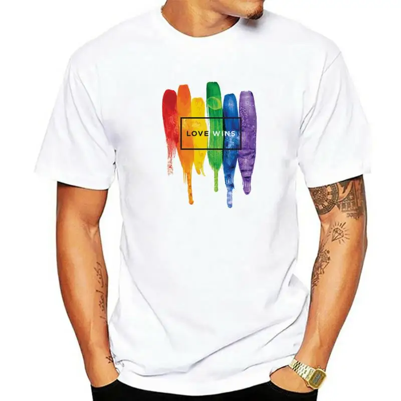 

LGBT lesbian gay bisexual t shirt male t-shirt streetwear harajuku for hip tshirt men clothing top tee funny hop
