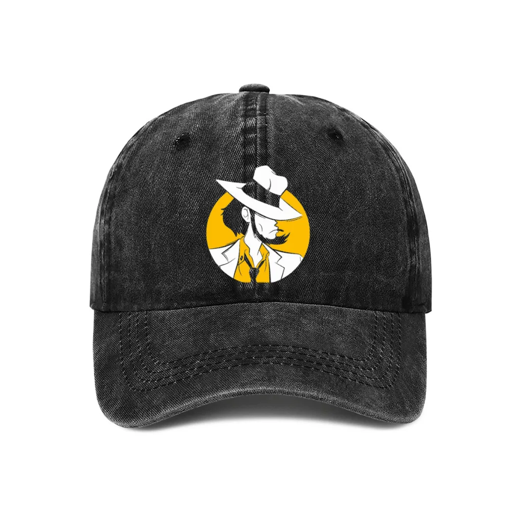 

Summer Cap Sun Visor 116 Jigen Circle Hip Hop Caps Lupin the Third TV Series Cowboy Hat Peaked Hats