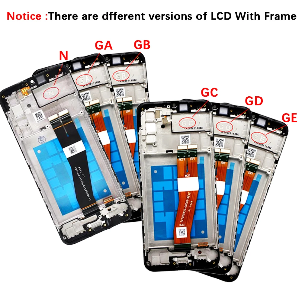 Фото Новый протестированный ЖК-дисплей для Samsung Galaxy A02s A025 SM-A025F SM-A025G SM-A025G/DS Замена сенсорного ЖК-дисплея №3