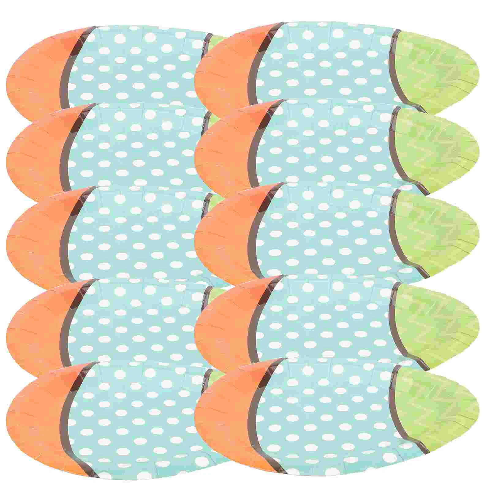 

Easter Plates Paper Party Plate Egg Cake Tray Tableware Serving Dinner Spring Dessert Dish Birthday Disposable Trays Eggs