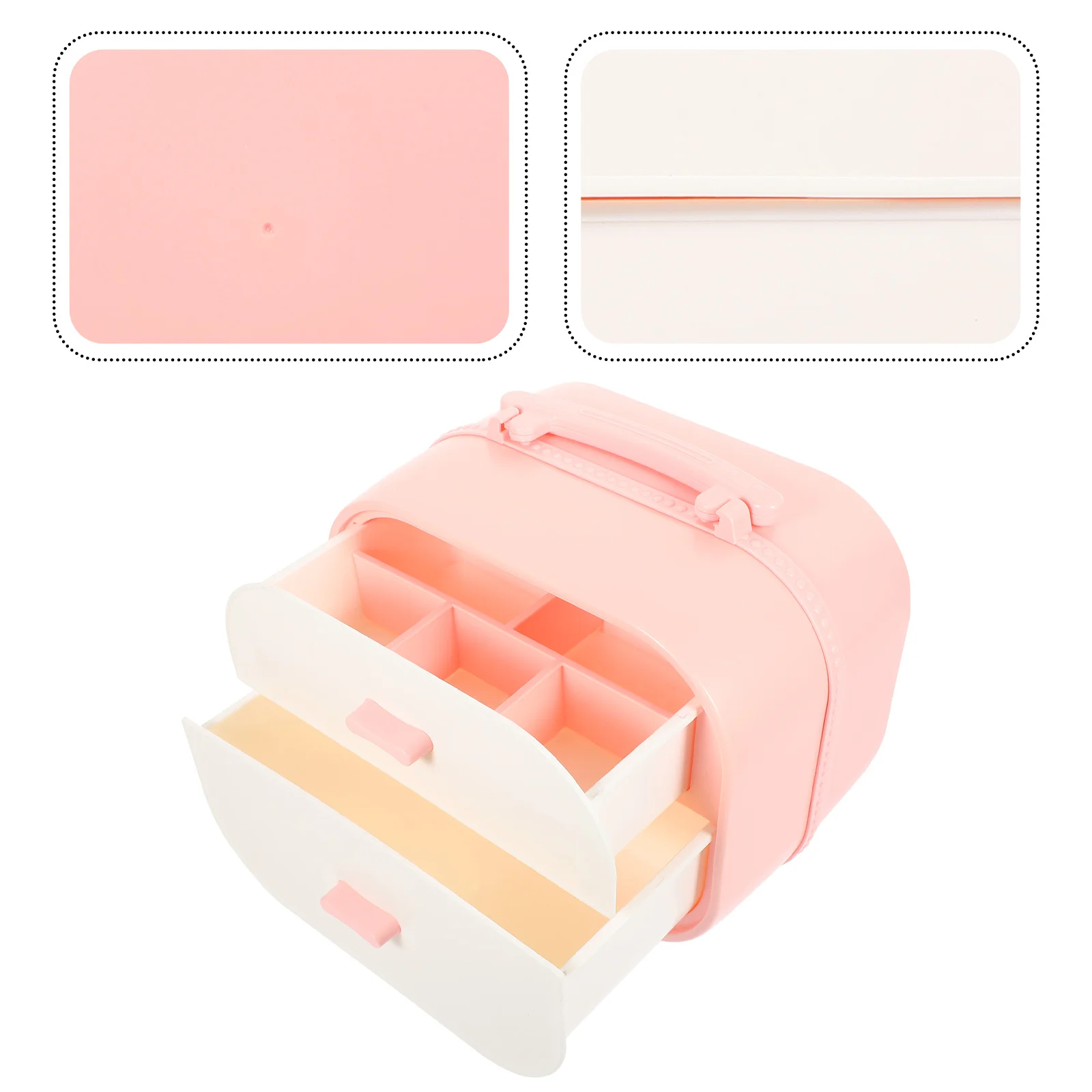 

Box Storage Organizer Case Hair Holder Accessories Drawertiara Makeup Headdress Girls Kids Bag Jewley Travel Cubetrain Earring