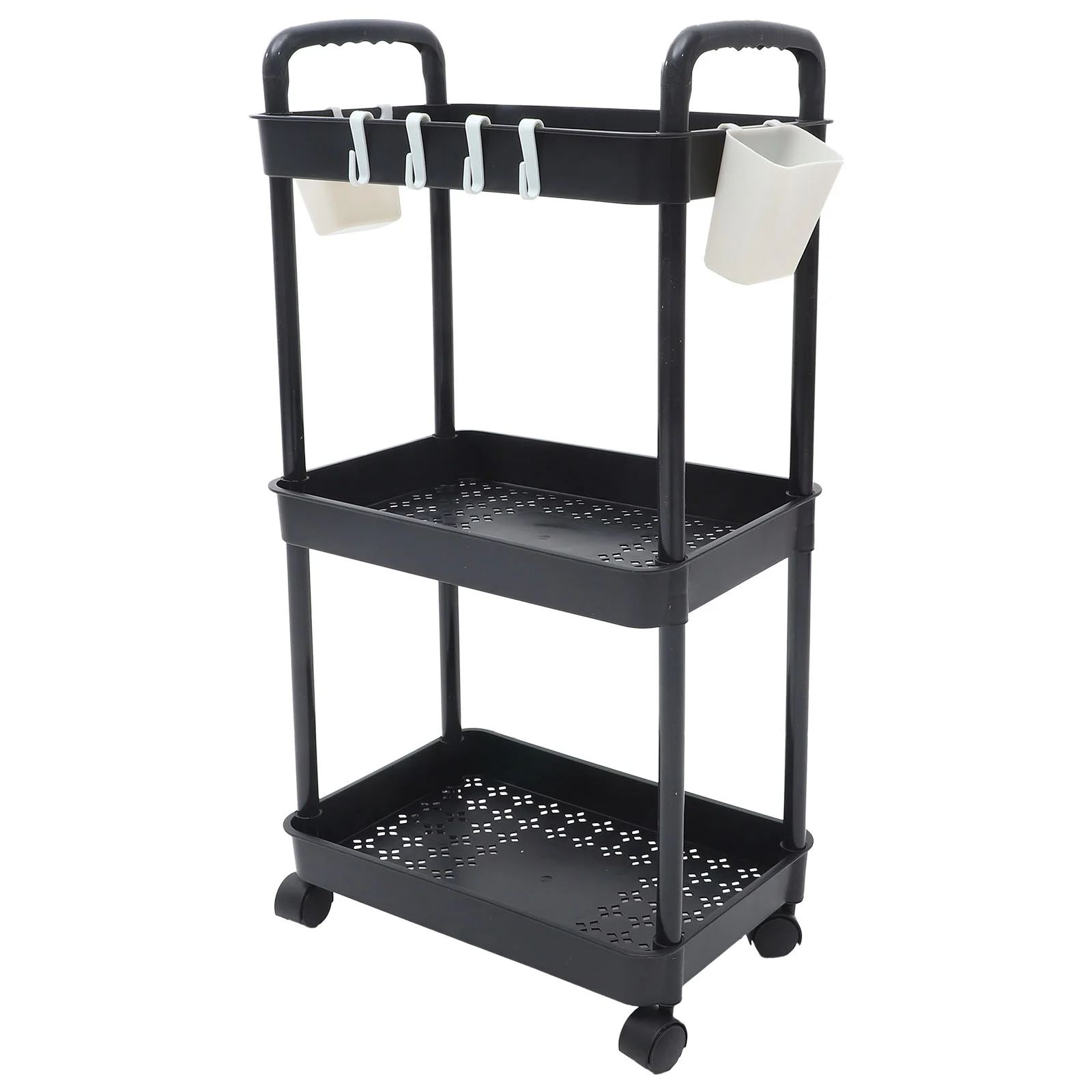 

Cart Baby Supplies Storage Trolley Holder Small Rolling It Can Move Kitchen Rack Organization Wheels Utility