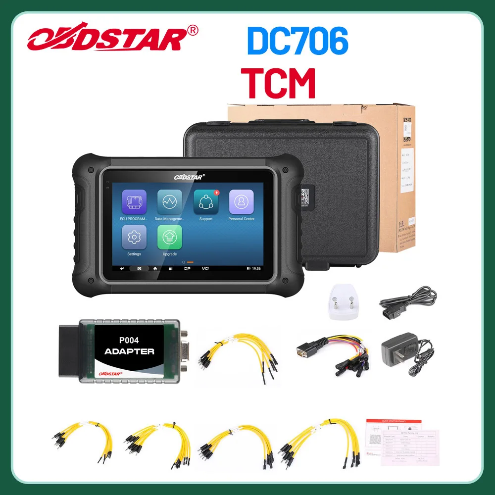 

[Полная конфигурация] OBDSTAR DC706 Автомобильный и мотоциклетный ECU TCM BCM Программатор Клонирующий инструмент от OBD Bench Boot PK Терминал ввода-вывода