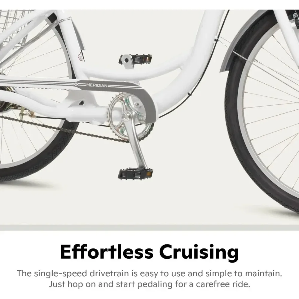 Трехколесный велосипед для взрослых 24 и 26 дюймов 3 колеса низкая ступенчатая рама