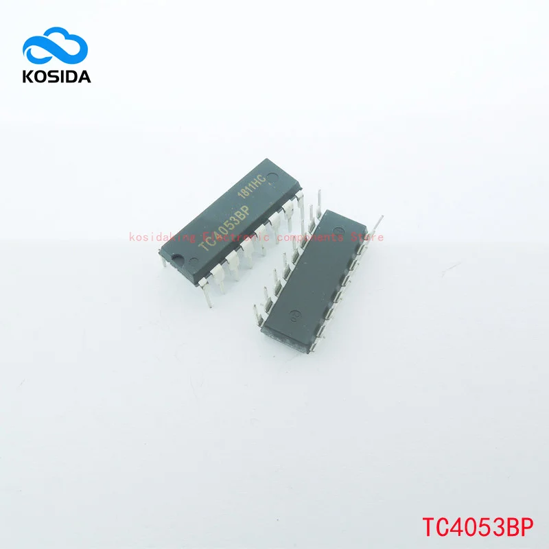 10PCS TC4053BP 4053BP TC4053 DIP-16 Multiplexer chip Logic IC New and original |