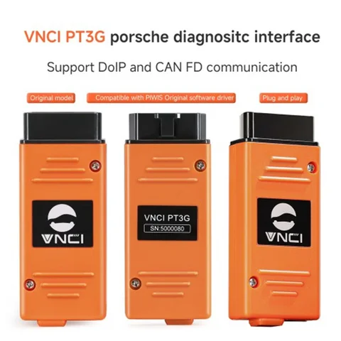 Диагностический сканер VNCI PT3G для Porsche, совместимый с оригинальными программными драйверами PIWIS, подключи и работай