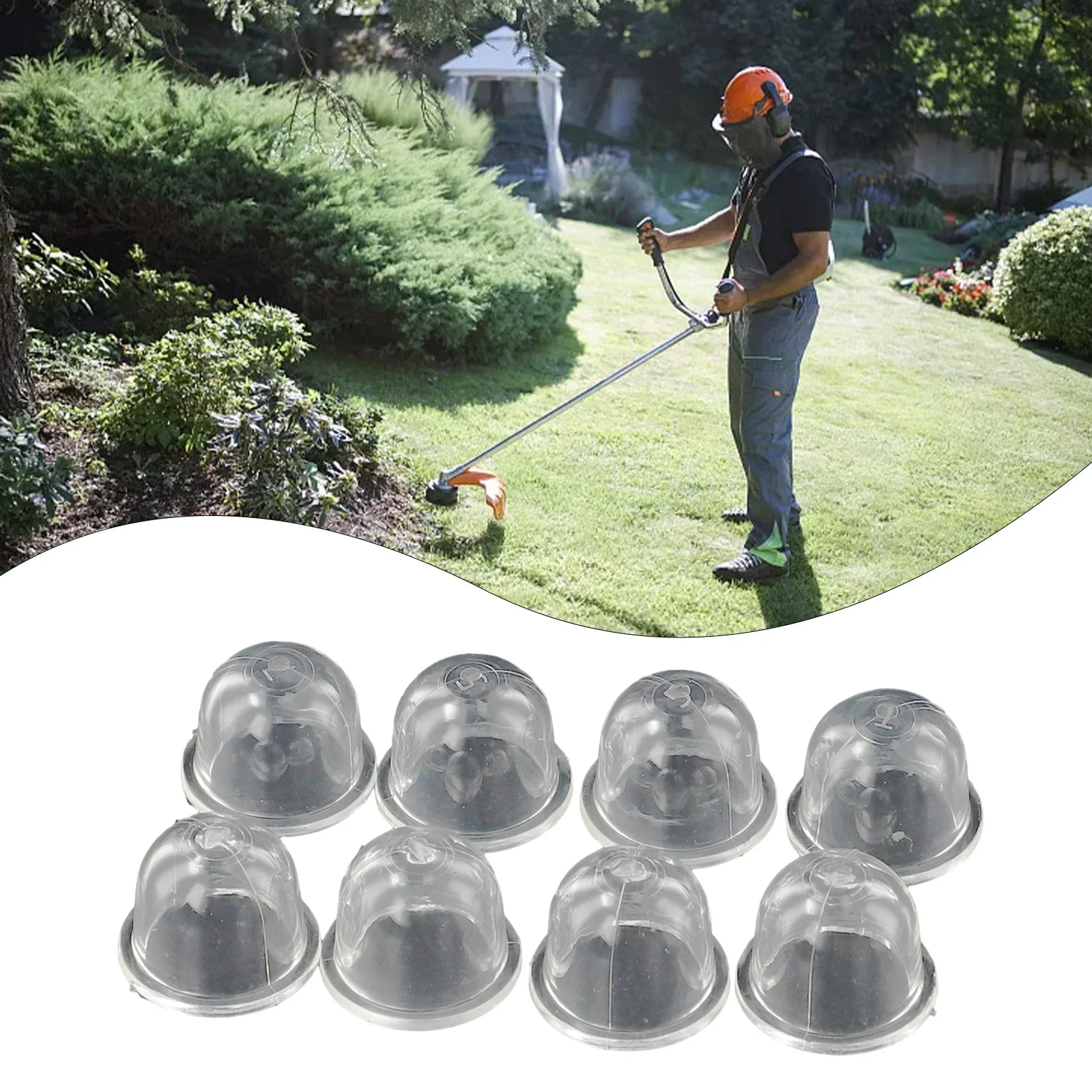 100 шт. прозрачные лампы-праймеры детали садового электроинструмента аксессуары