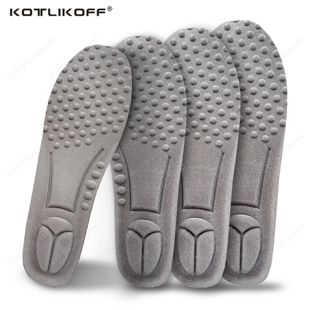 

2PCS Sports Insoles For Shoe Sole Mesh Deodorant Breathable Cushion Running Elastic Decompression Orthotic Sneakers Shoes Insert