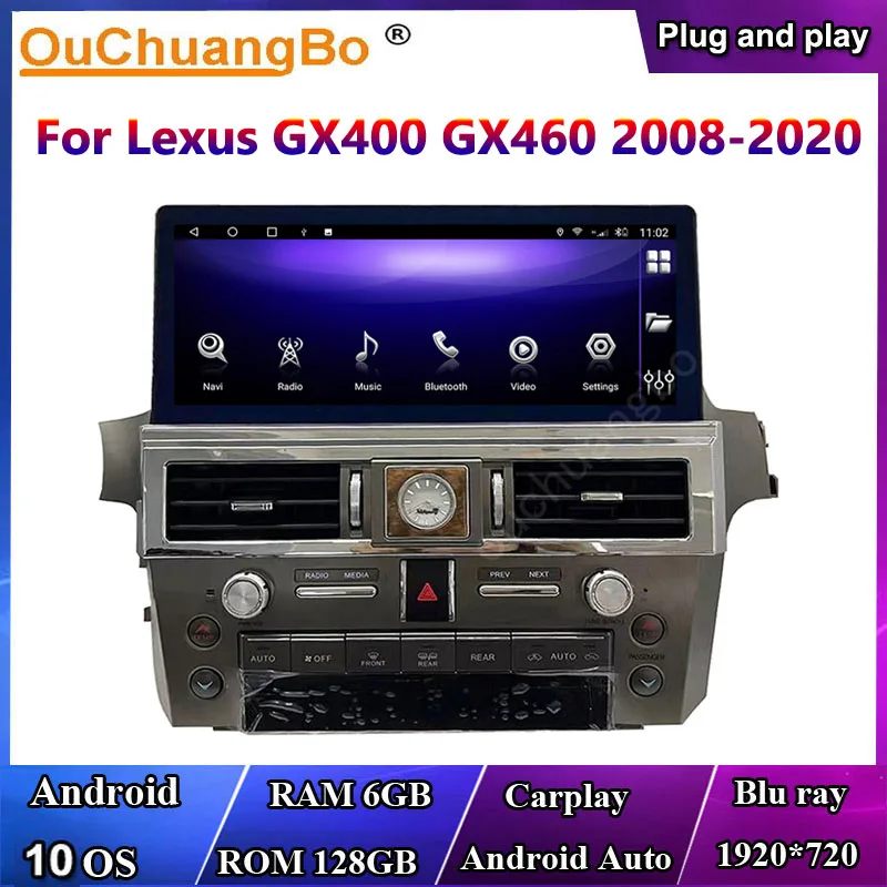 

Ouchuangbo Android 10 радио GPS стерео для Porsche Cayenne 2010-2017 головное устройство с 8 ядерным процессором 6 ГБ 128 ГБ CarPlay 4G 1920*720