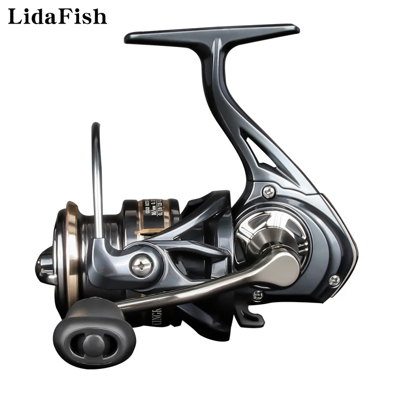 LIDAFISH 1500 2500 Ultra Lightweight Far Casting Spinning Fishing Reel 13+1BB Full Metal Shallow Spool Fishing Coil