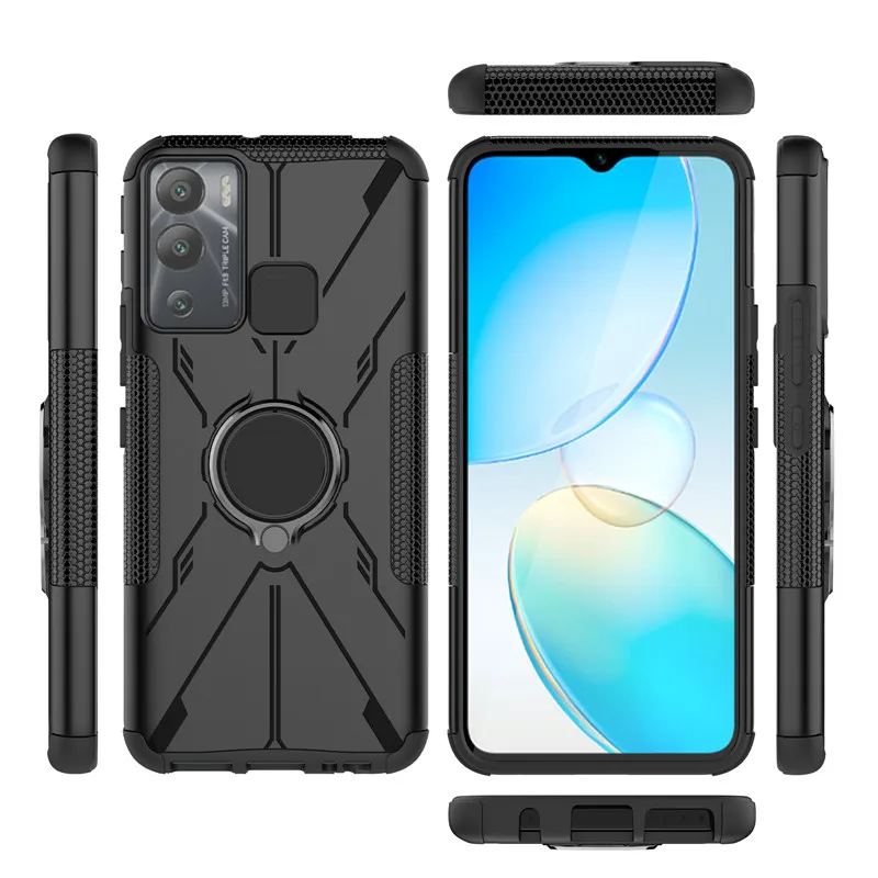 Shockproof Cover For Infinix Hot 12i Case Infinix Hot 12i Cover Hard Holder Back Protective Bumper For Infinix Hot 12i 12 Play