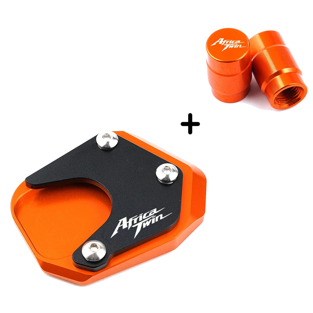 

Для Honda Africa Twin XRV750 RD07 XRV 750 Мотоцикл с ЧПУ опорная удлинительная пластина подставка боковая подставка прокладка колпачок клапана шины XRV750