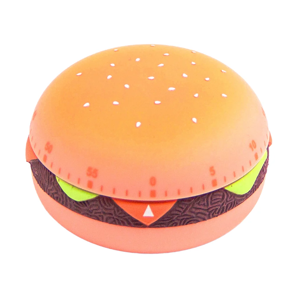 

Baking Minute Alarm Wind Timer Cartoon Kitchen Timer Burger Mechanical Timer Manual Timer Countdown Clock
