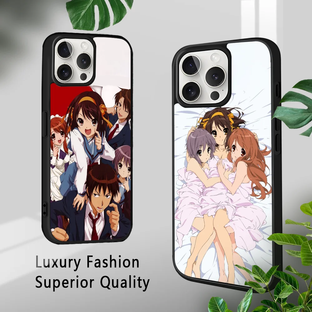 Чехол для телефона HaR-uhi SuZ-umiya's melA-ncholy iPhone 16 15 14 13 12 11 Pro Xs Max Mini Plus Celulares Hard Funda