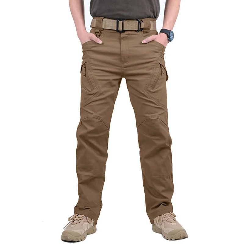 

2023 City Tactical Pants Mens Multi Pockets Cargo Pants Military Combat Cotton Pant Army Casual Trousers Hike Pants