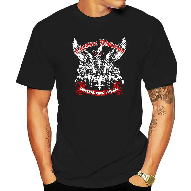 

Men T Shirt chrome division infernal eternal black rock tshirts Women T-Shirt