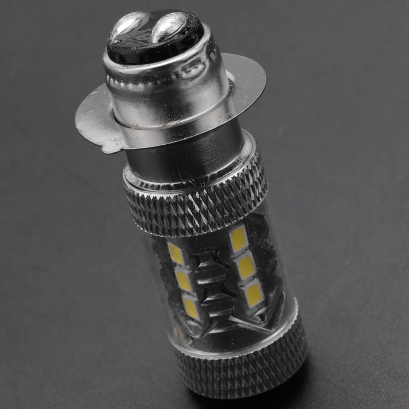 H6 головной светильник светодиодный лампы 12 В ксенон белый P15D-1/H6M 80 Вт