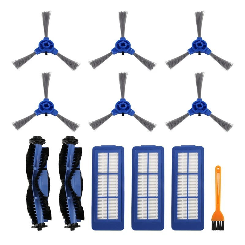 

Набор EAS для Eufy Robovac 11S MAX, Robovac 30C MAX, Robovac G10, Robovac G30, Edge- 13 шт. запасных частей, щеточный фильтр