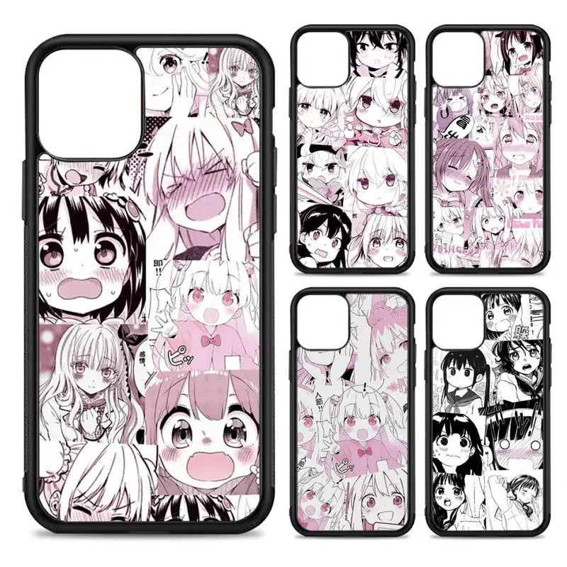 

Cute Kawaii Japan Girls Harajuku Phone Case Silicone PC+TPU Case for iPhone 11 12 13 Pro Max 8 7 6 Plus X SE XR Hard Fundas