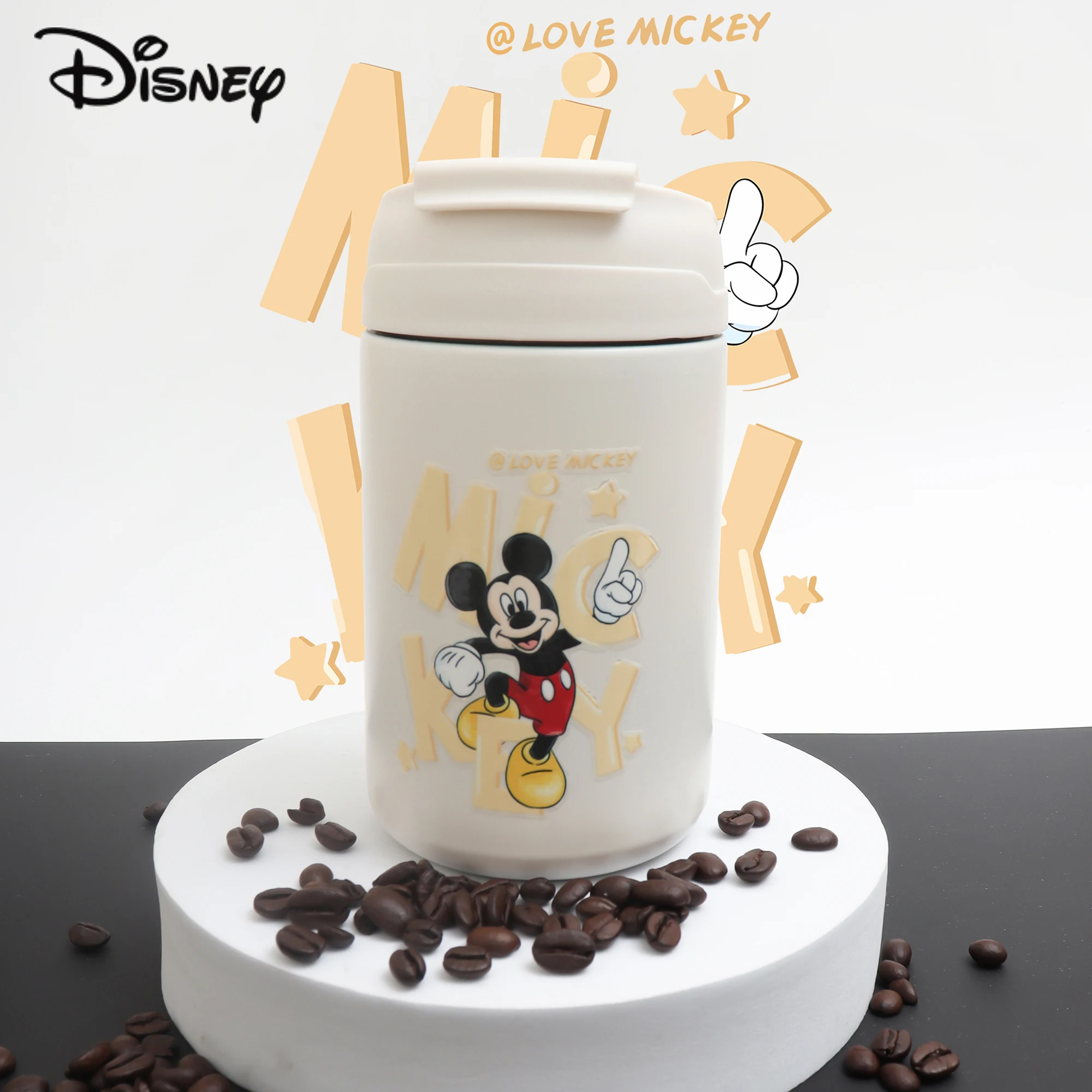 Дорожная Кружка Из Нержавеющей Стали С Двойными Стенками И Микки Маусом Диснея -