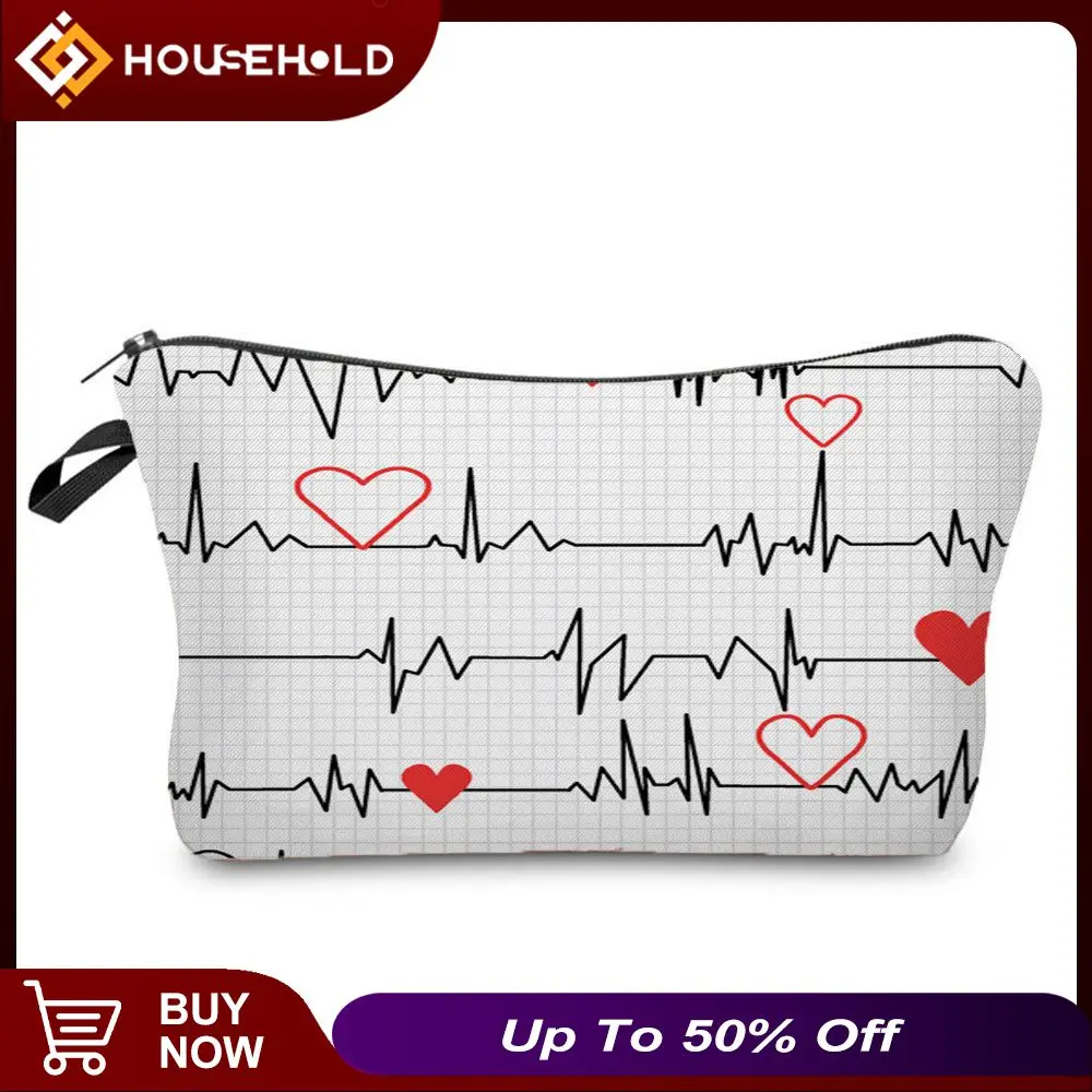 

Nurse Equipment Storage Bag For Boys Travel Bathroom Wash Bag Peach Skin Velvet Waterproof Pencil Case Fashion Portable