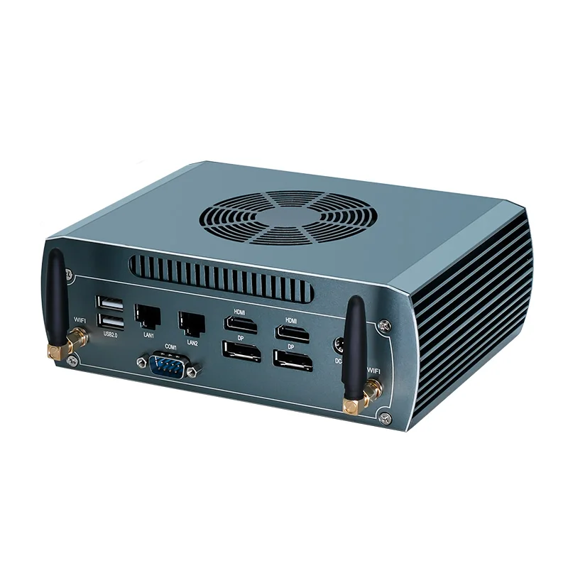 Фото Мини-ПК Topton FU03 на базе AMD Ryzen 9 8945HS ES / 7 8845HS ES, 2x2.5G LAN, 2xDDR5, 2xNVMe, Barebone, для файрвола, игровой компьютер, 4x8K, WiFi6 №3