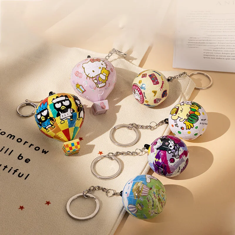 

Брелок для ключей с шариками в виде котенка полакко, 24 шт.