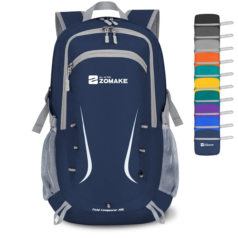 35L Lightweight Packable Small Backpack Folding Waterproof Caming Hiking Daypack Outdoor Travel Bag for Women Men