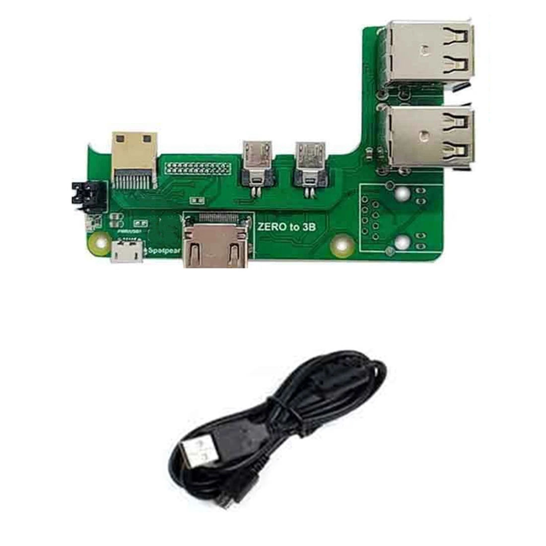 

Переходник интерфейса Zero для Raspberry Pi Zero 2W к 3B, плата расширения Zero Pi3, модель Zero Pi0 usb-хаб RJ45 (4USB)