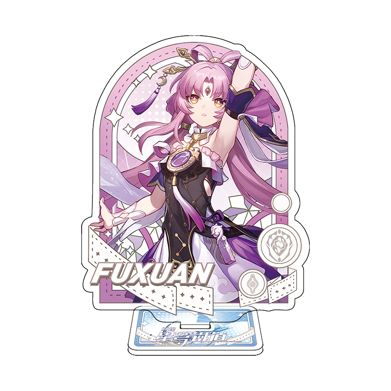 Аниме игра Honkai: Star Rail Jingyuan Kafka Серебряная мультяшная сцена стенд дисплей фигурка