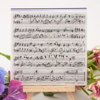 music class stamp rubber clear stamp seal scrapbooking photo album decorative card making new arrival 2022