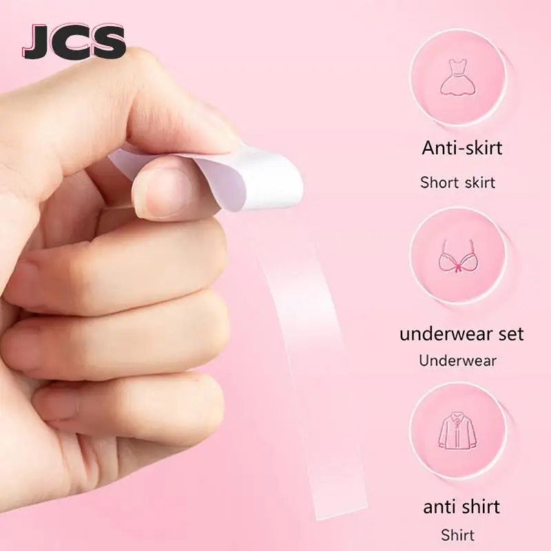 

50/36Pcs Anti-Exposure Adhesive Sticker Body Skin Strips Transparent Clear Double Sided Tape