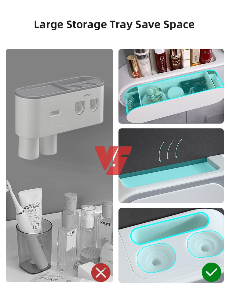 Joybos Магнитная адсорбирующая перевернутая зеркальная Автоматическая выжималка