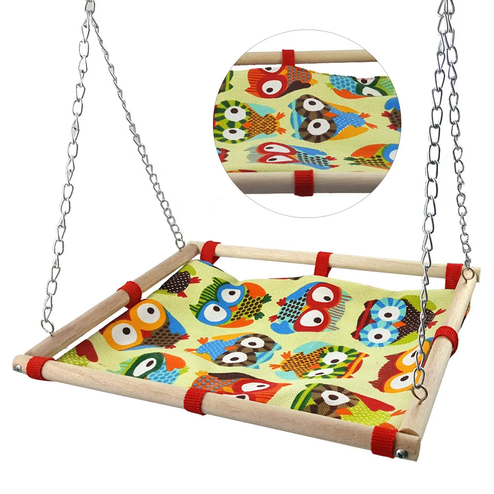 

Canvas Hammock Animal Playing Swing Parrot Hanging Sleeping Bed Hammock