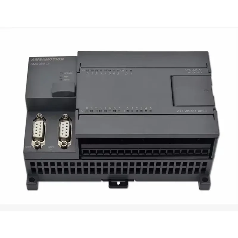 Фото Программируемый логический контроллер AMSAMOTION CPU224XP, 220В, совместим с ПЛК 200, поддержка PTO, MAP, PID №1