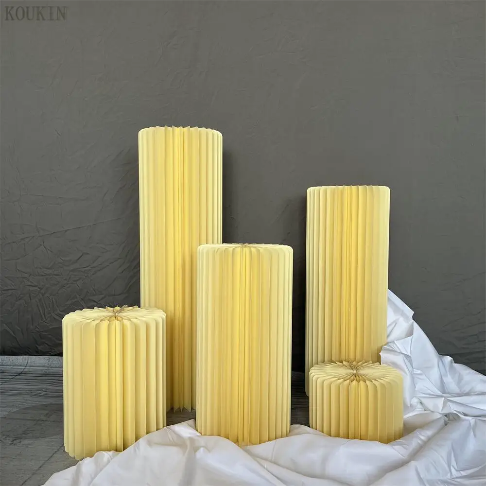 Желтая Складная витрина Свадебный декор для коридора креативный десертный стол