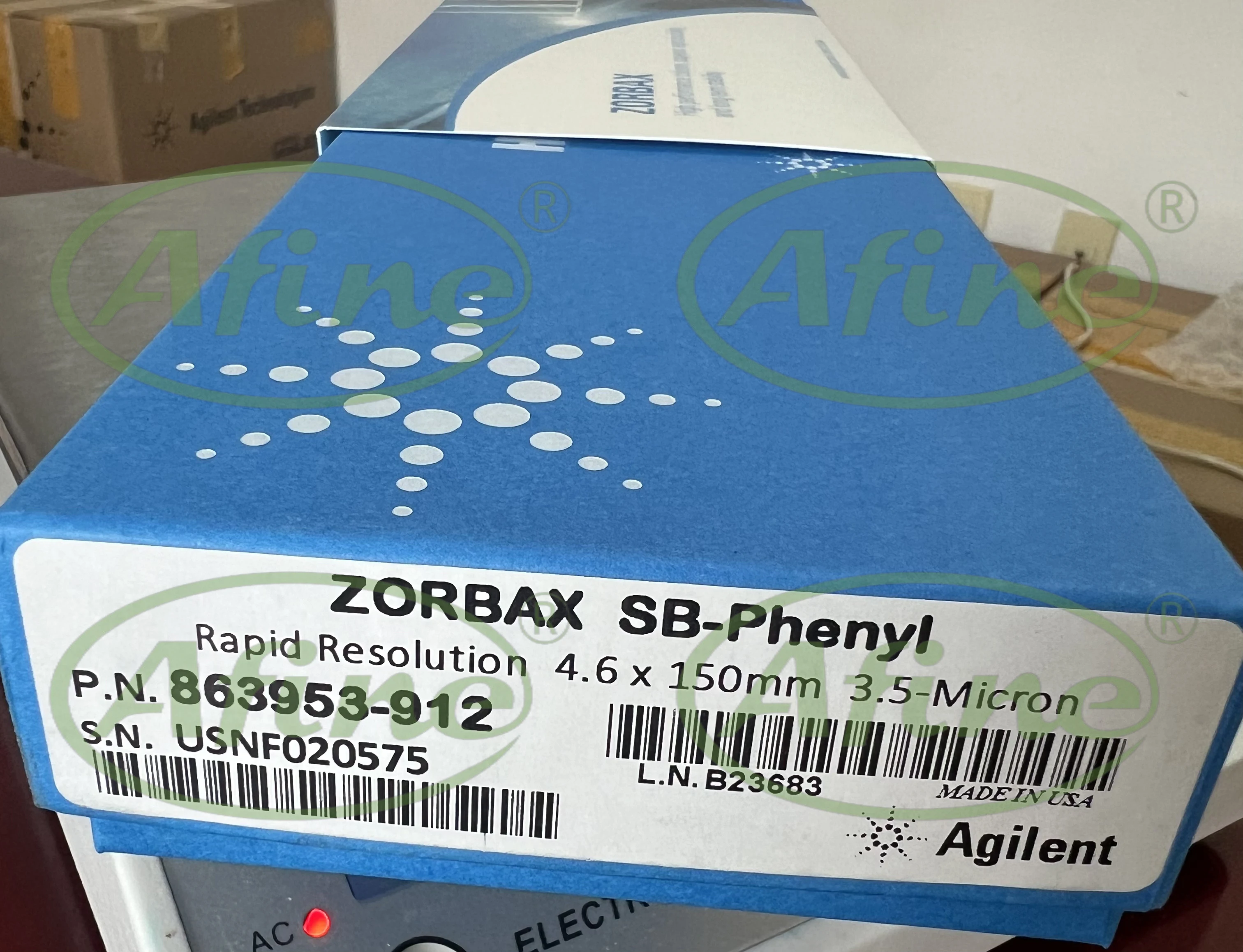 AFINE Agilent 863953 -912 Колонка ZORBAX RR StableBond Phenyl 4 6 x 150 мм 3 5 мкм
