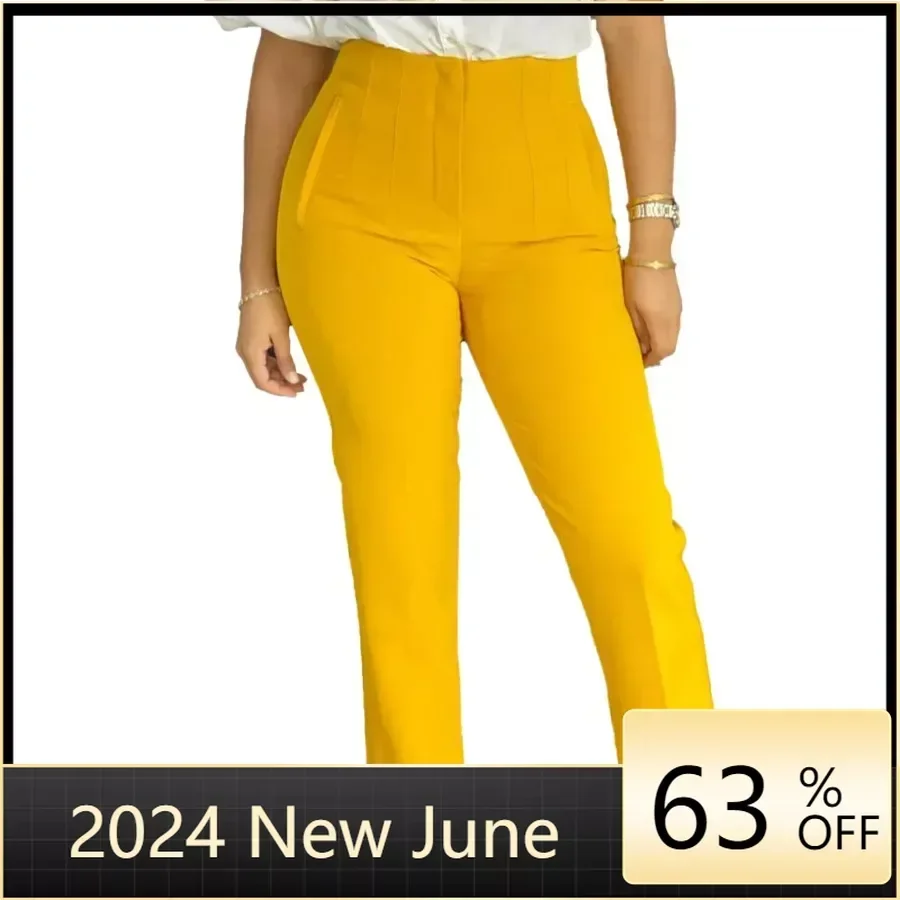 Элегантная африканская одежда для женщин лето-осень полиэстер с высокой талией