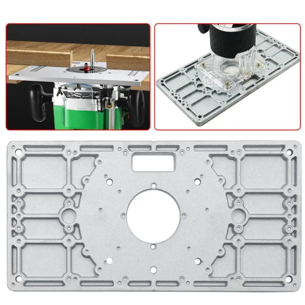 

Multifunctional Router Table Insert Plate Aluminium Router Table Engraving Machine Insert Plate Trimmer Models Wood Router