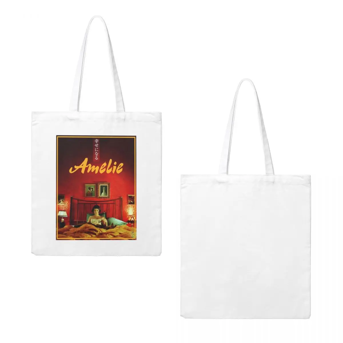Постер Фильма Amelie Классические портативные сумки для покупок обеда подарки