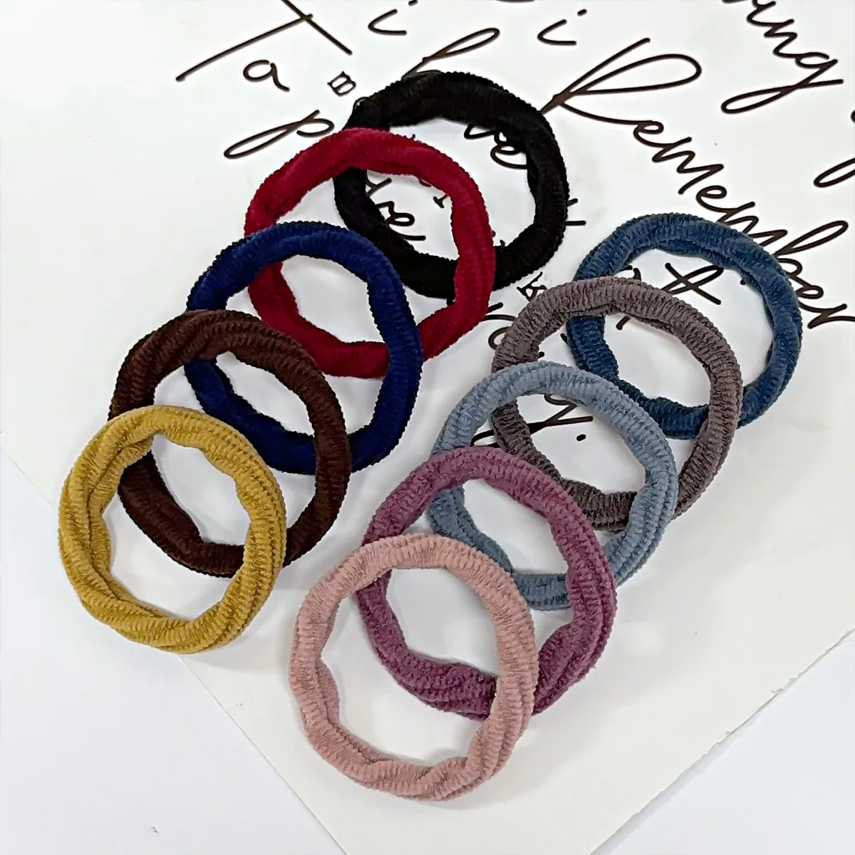 50 шт./комплект женские бесшовные эластичные повязки для волос