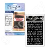 2022 newest arrival all occasions sentiment strips card dies and stamps diy scrapbooking cut die paper craft coloring
