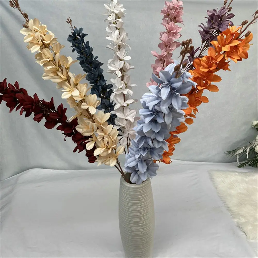 

Long Bunches Party Decoration Fake Flower Bride Bouquet Artificial Flower Home Decor Desktop Decor Wedding Supplies