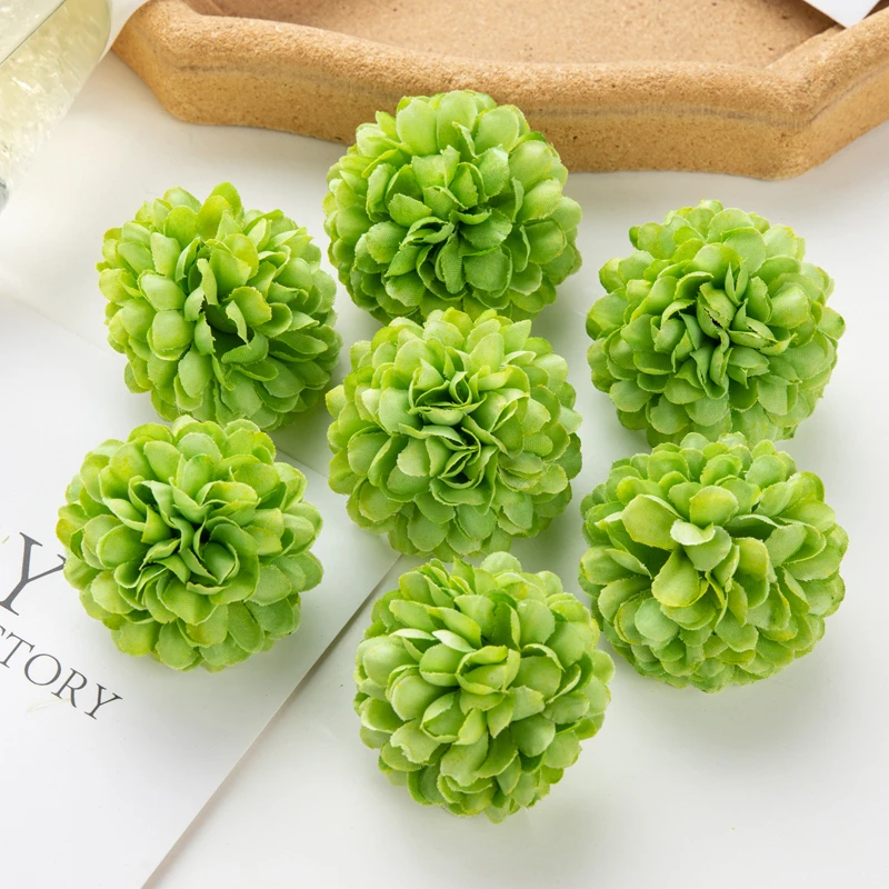 

Искусственные цветы гортензии шелковые 10 шт