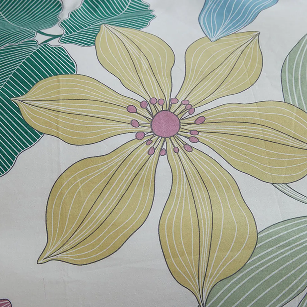 Svetanya 1 Piece Duvet Cover with Zipper 100% Cotton Quilt  Comforter Blanket Case Single Double Queen King Size